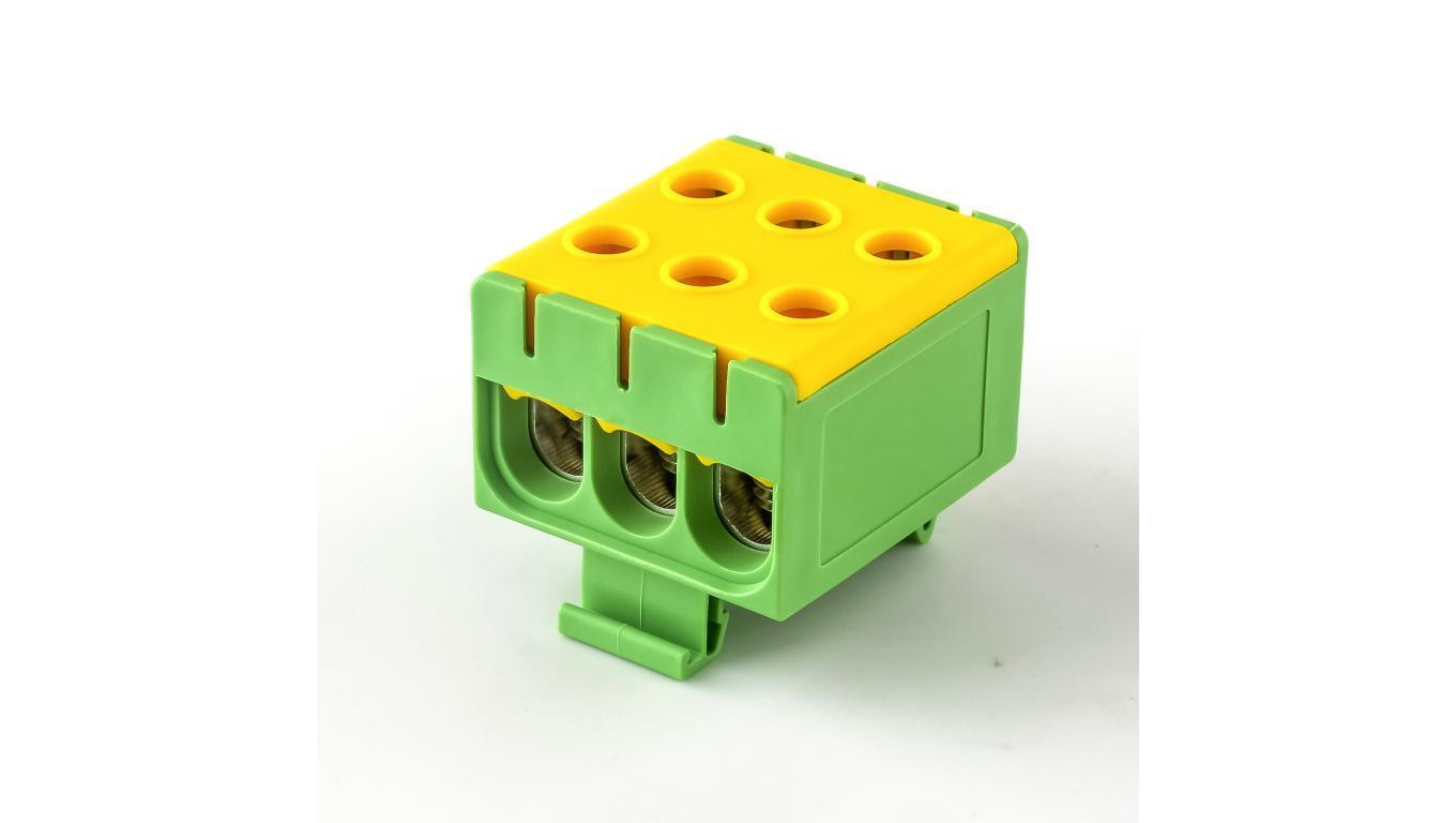 Listwa zaciskowa LZT w korpusie żółto-zielona Cu:2,5-35mm2, Al:6-35mm2 E.4142/Ż-Z