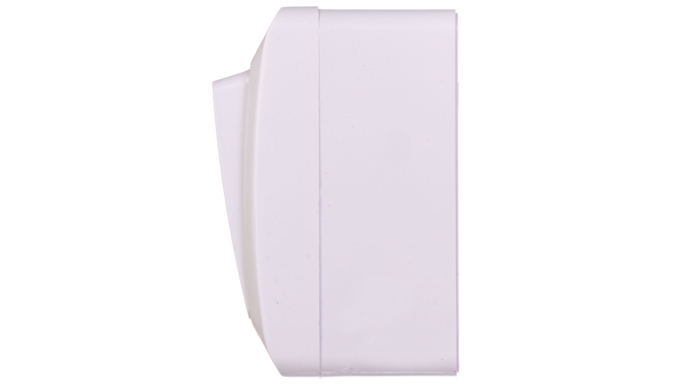 Hermes łącznik dzwonek mechanizm z pełną obudową biały IP44 przycisk 1x ŁNT-1D 0337-02