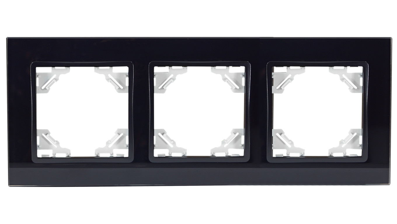 QUADRA RAMKA DO WŁĄCZNIK SZKLANY GNIAZDKO SZKLANE