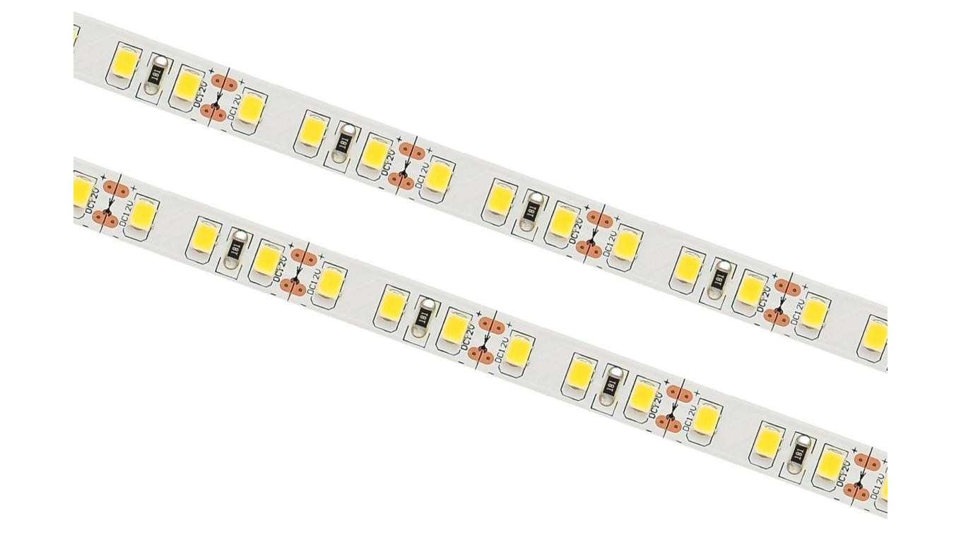 Taśma 120LED/m 1m 12V 9.6W 4000K IP20 1100lm Ra80 8mm SCA-120-NW
