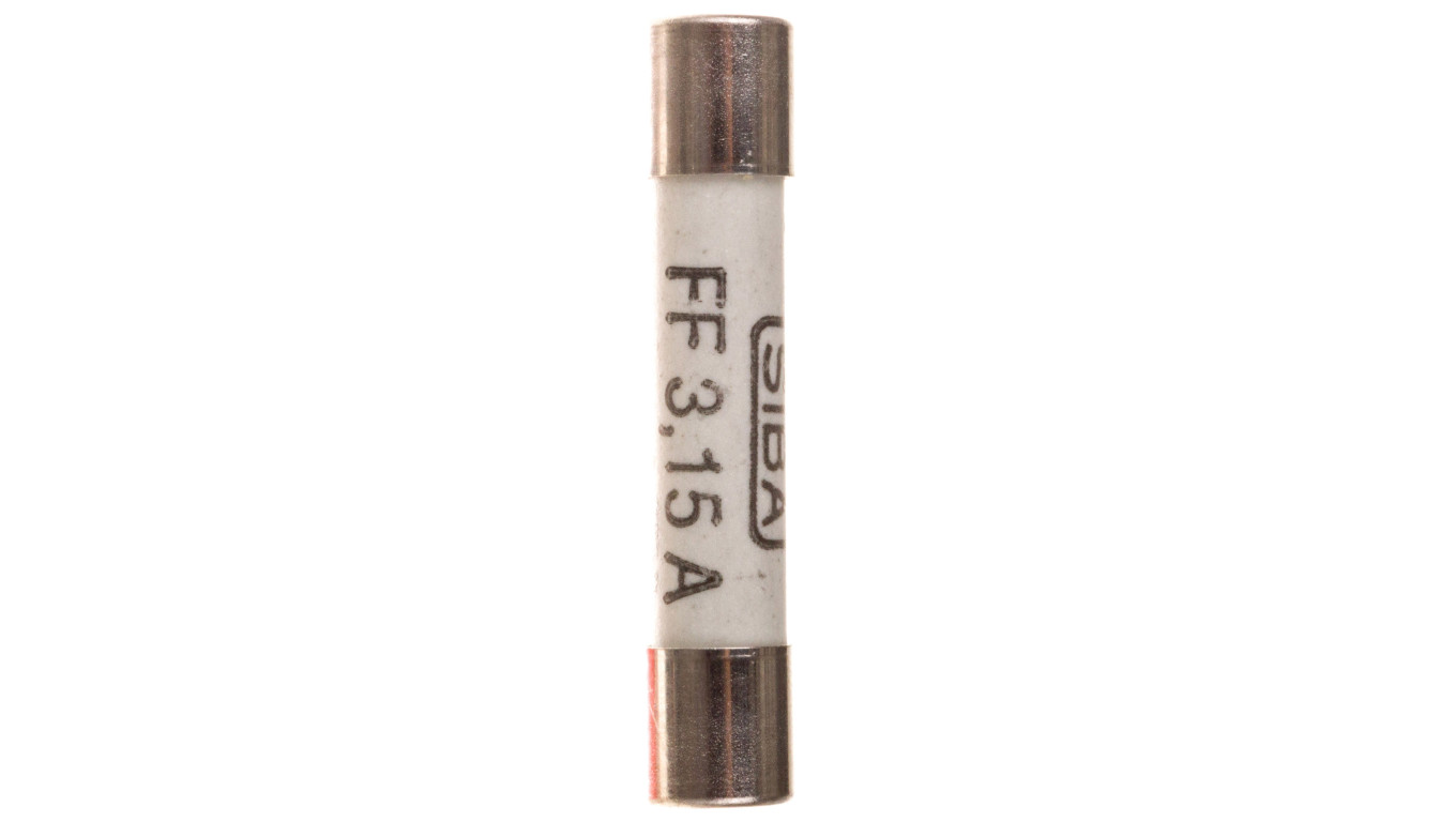 Wkładka aparatowa 6,3x32mm 3,15A FF /bardzo szybka/ 500V 006710135