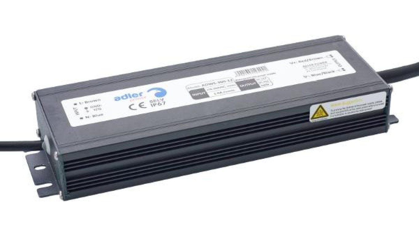 Zasilacz LED 12V 300W 25A hermetyczny ADWS-300-12 ADLER