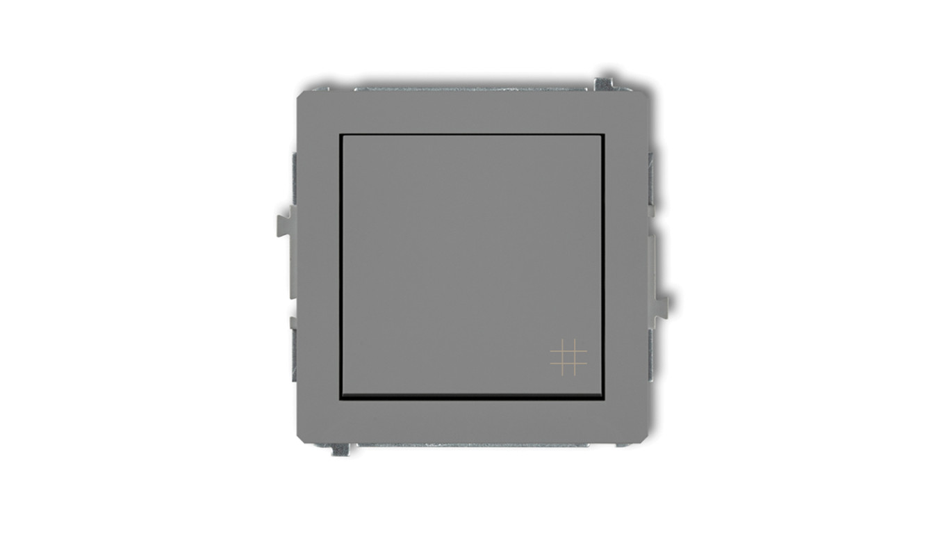 DECO Łącznik krzyżowy szary mat 27DWP-6