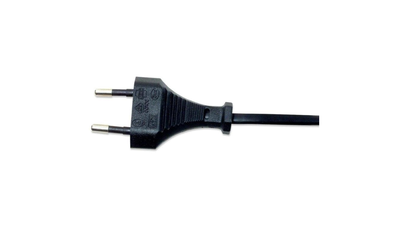 Kabel Zasilający Audio Ósemka Euro na C7 0,5m Czarny