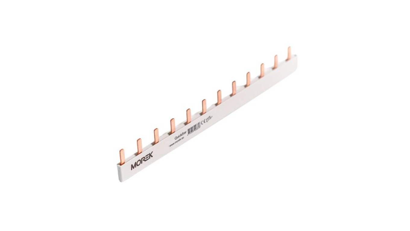 Szyna łączeniowa sztyftowa QuickBar, 4-polowa, przekrój 16mm², typ E, długość 16 modułów MEP41616N01