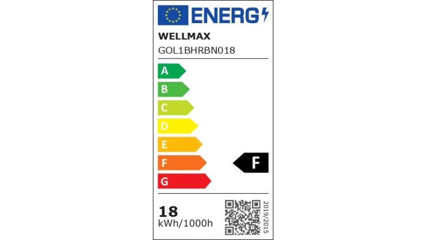 Lampa LED Bulkhead Okrągły Czarny 18W 92lm/W 1650lm IP54 Neutralna 4000K SAMSUNG / GOL1BHRBN018
