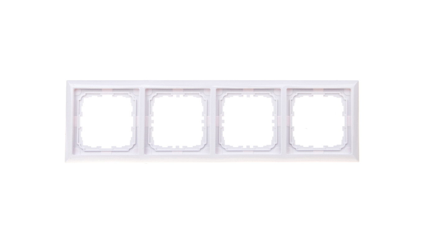 KOS66 Ramka poczwórna biała 660484