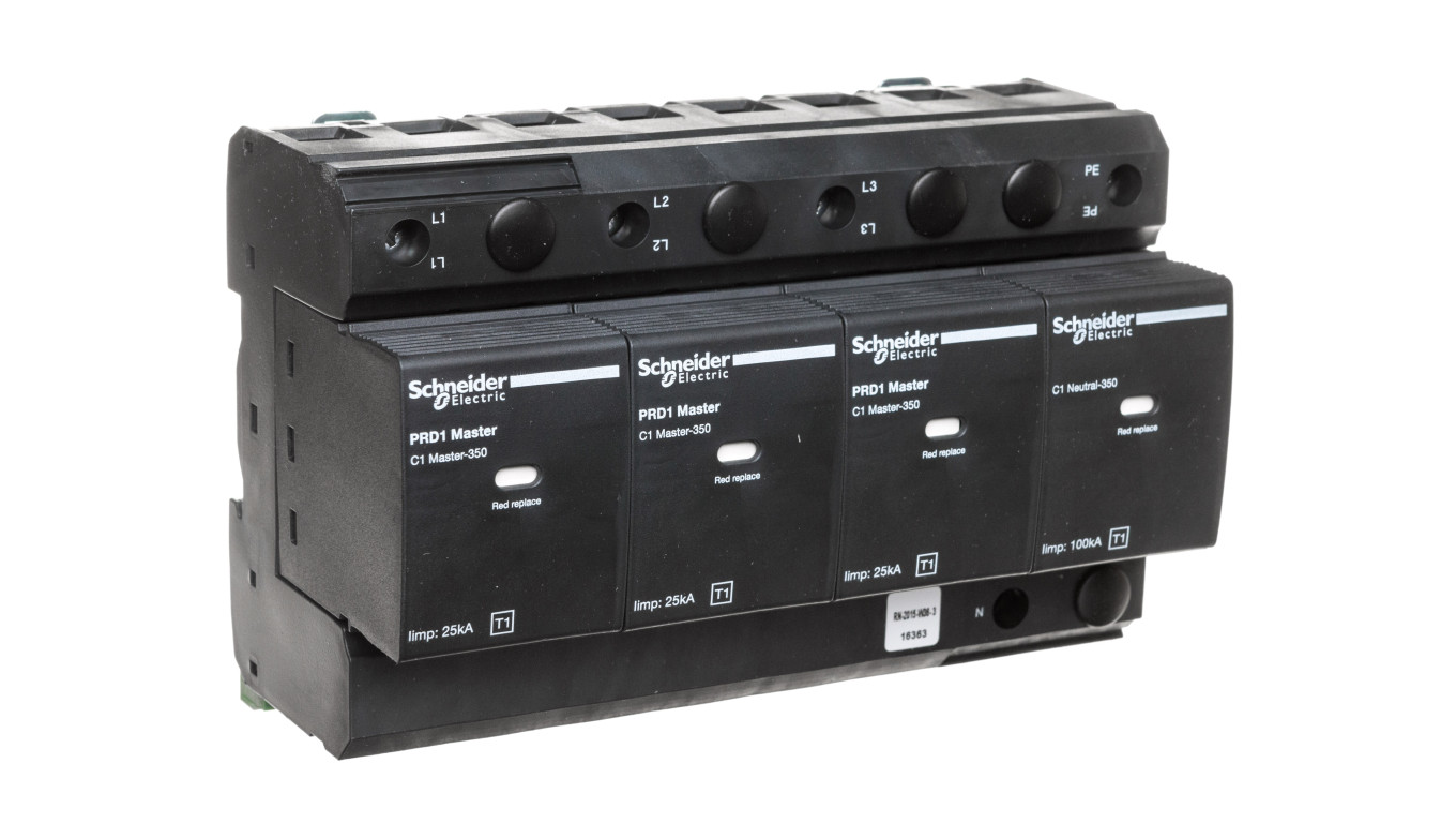 Ochronnik przeciwprzepięciowy Typ T1 4P 100kA z sygnalizacją PRD1 MASTER 16363