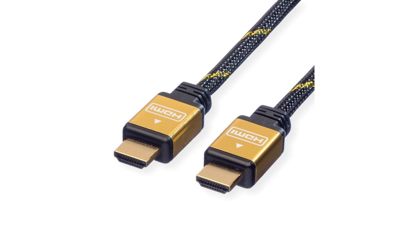 ROLINE GOLD HDMI HighSpeed Kabel met Ethernet, M-M, 5 m