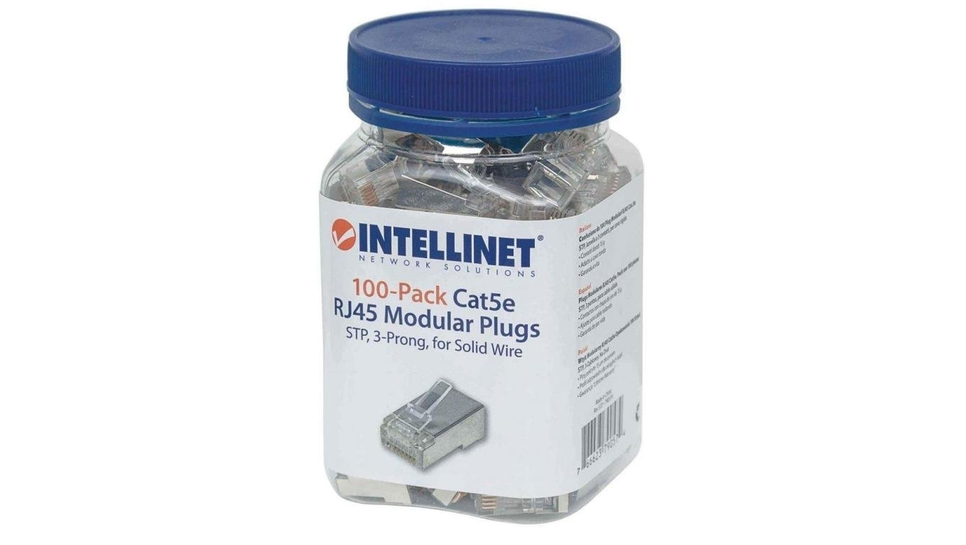 Wtyk modularny RJ45 Cat5e 3-ząbkowy na drut 790574 /100szt./