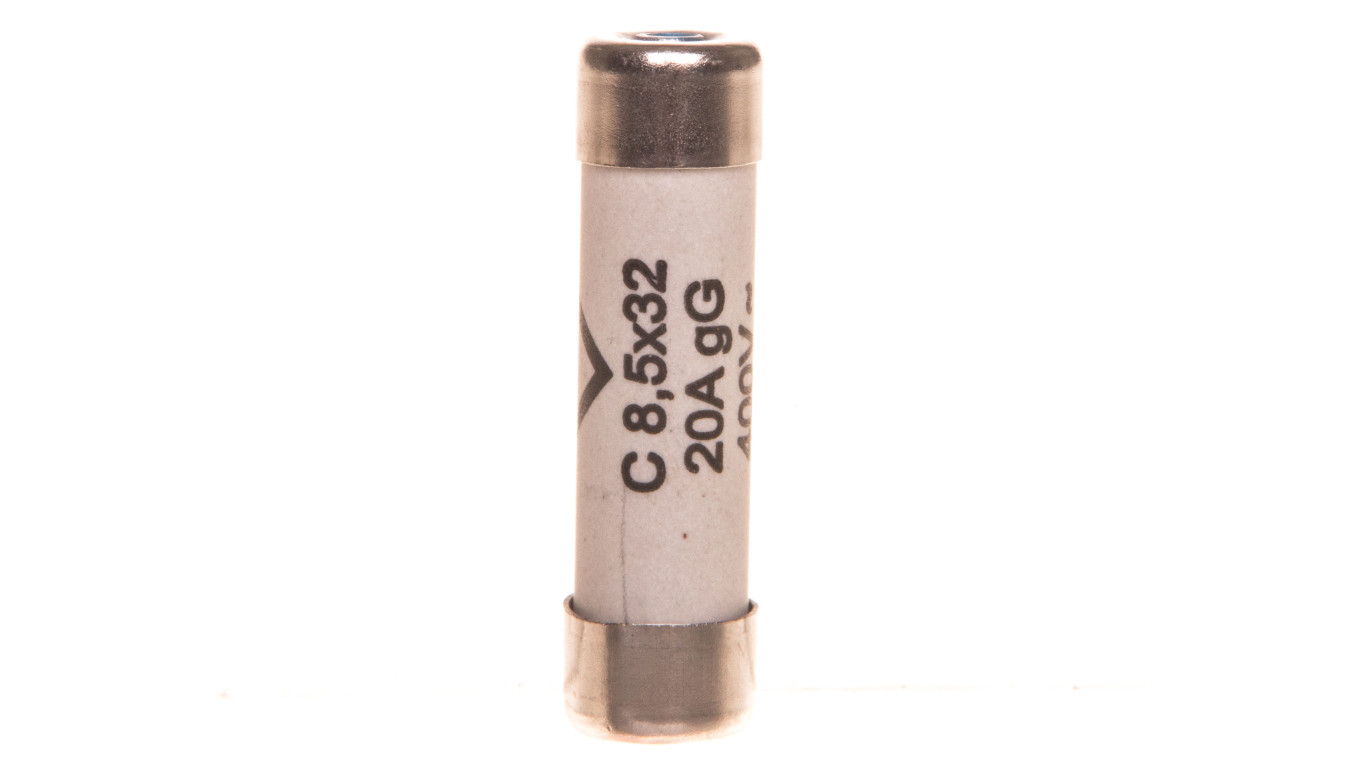 Wkładka bezpiecznikowa BiWtz cylindryczna 8,5x32mm 20A 400V AC gG L8532C20