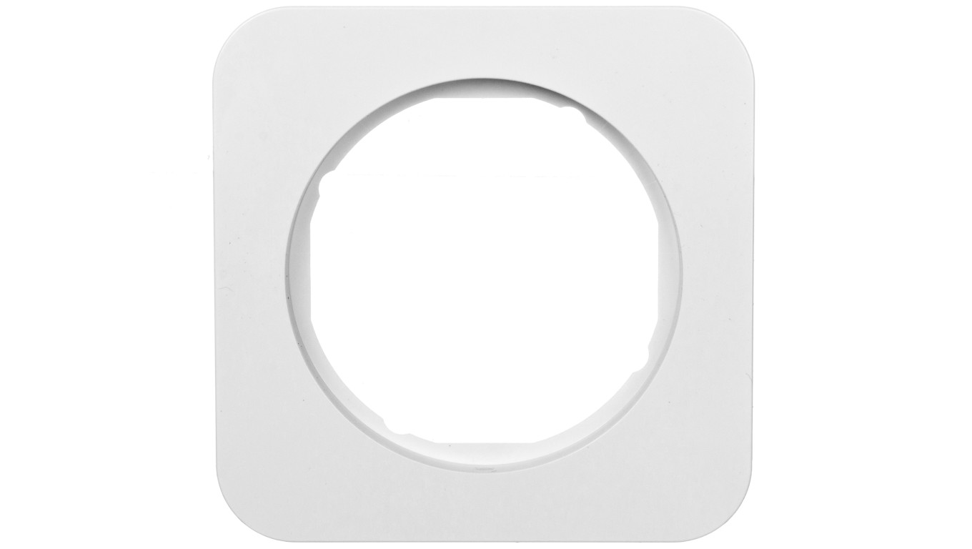 Berker R.1 Ramka pojedyncza pozioma/pionowa IP20 biała 10112189