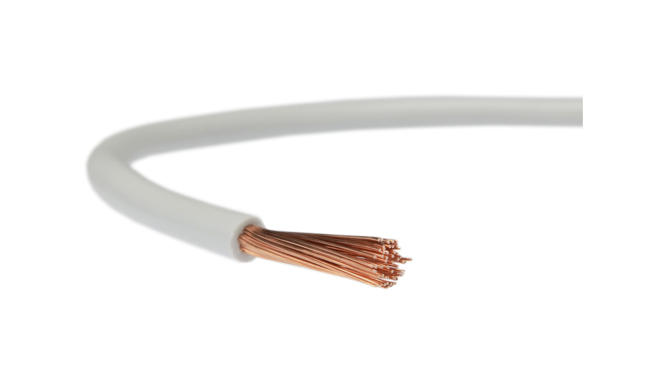 Przewód instalacyjny H07V-K / LgY 4 750V biały linka giętka Elektrokabel /500m/