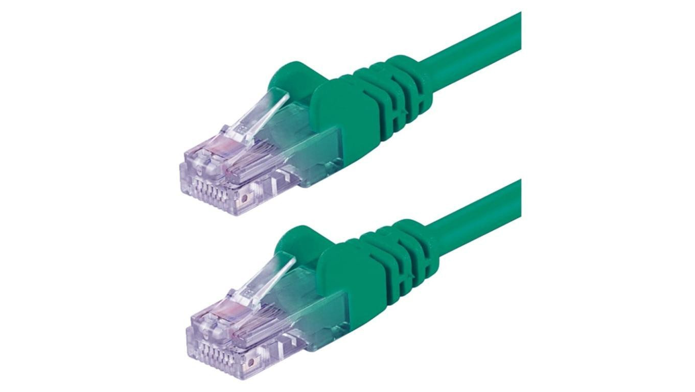 Patchcord Cat6 UTP 100 CU zielony /0,3 m/