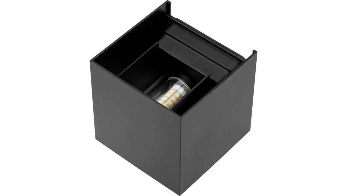 Kinkiet Elewacyjny LED G9 Czarny Góra/Dół z Regulowanym Kątem Świecenia KIRA