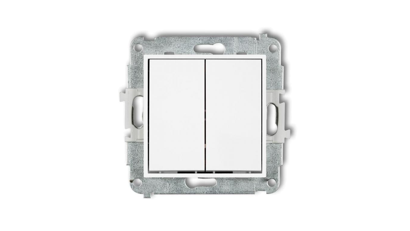 MINI Mechanizm łącznika świecznikowego biały mat 25MWP-2