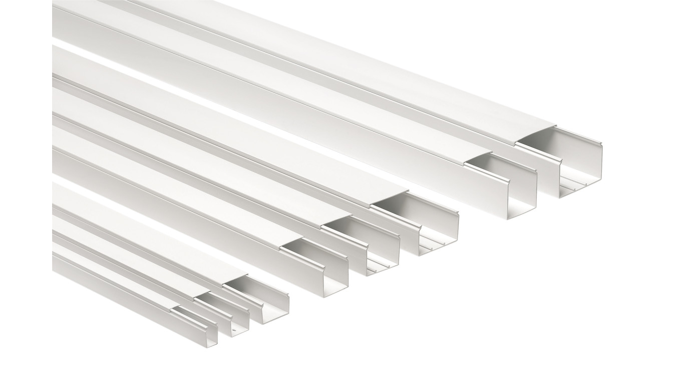 Kanał kablowy z pokrywą CP 80x40 biały /2m/ ECCP8040B