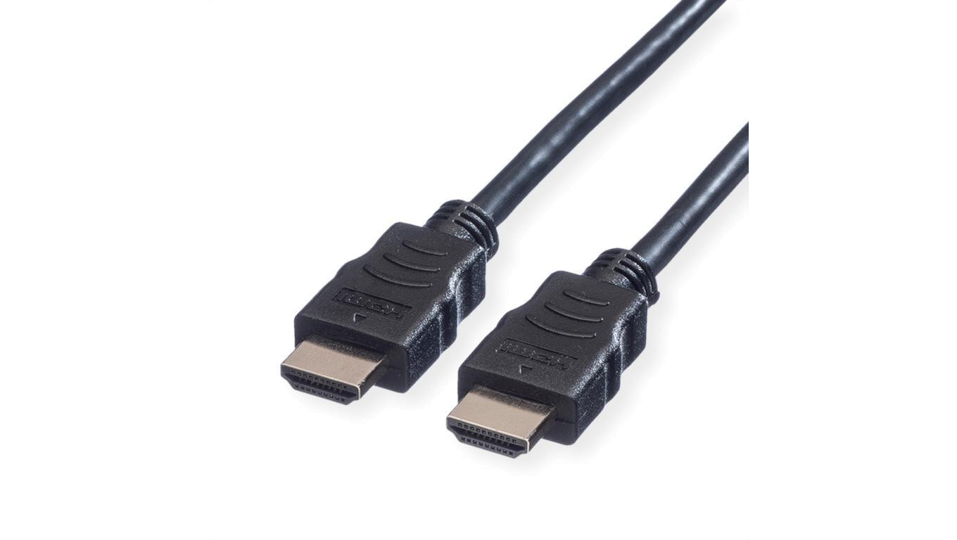 VALUE HDMI High Speed Cable met Ethernet M-M, zwart, 1 m