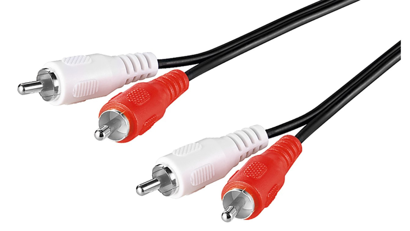 Kabel łączący stereo 2 x cinch - Długość kabla 15 m
