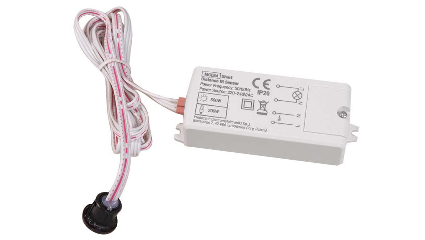 Włącznik bezdotykowy na podczerwień 5A Maclean Energy MCE84 110-240V/AC, 50/60Hz MCE84