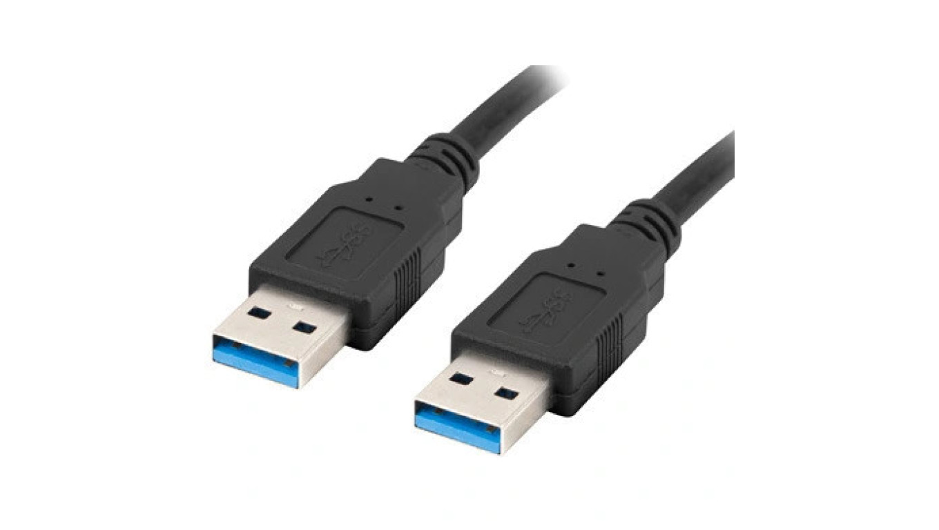 Kabel USB 3.0 A (wtyk / wtyk) 1m LANBERG