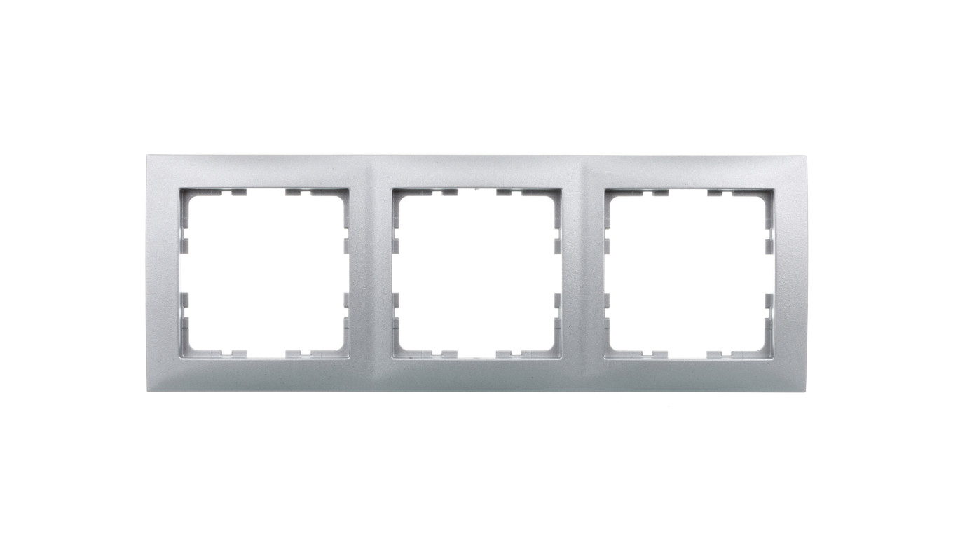 Berker B.Kwadrat Ramka potrójna aluminium 5310138994
