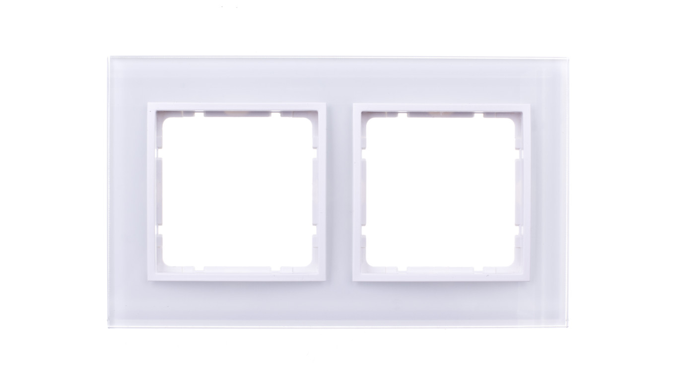 Berker.B.7 GLAS Ramka 2- krotna szklana śnieżnobiała 10126909