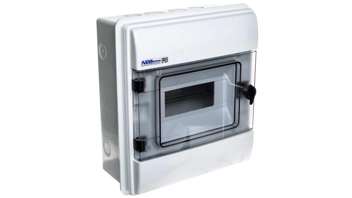 Rozdzielnica hermetyczna modułowa (500V AC ,1000V DC) 1x6 natynkowa RH-6/Z (z zamkiem) 36.4