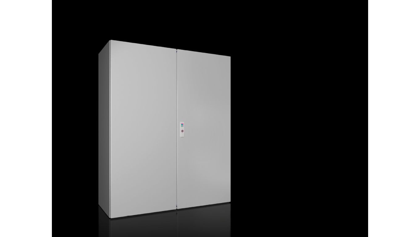 AX Obudowa kompaktowa 1000x1200x400 mm blacha stalowa z pł. mont. drzwi podwójne z 3-punktowym systemem zamknięcia 1214.00