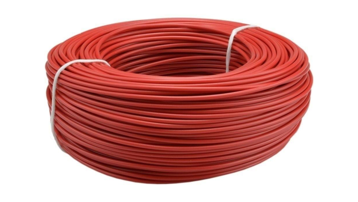 Przewód instalacyjny H07V-U / DY 0,5 750V czerwony drut Elektrokabel 100m