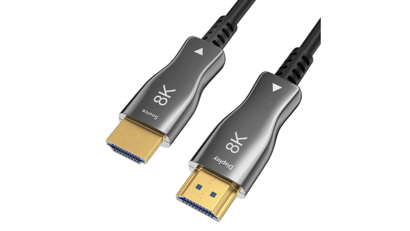CLAROC Kabel optyczny HDMI 2.1 8K Ultra High Speed 8K@60 4K@120 3m