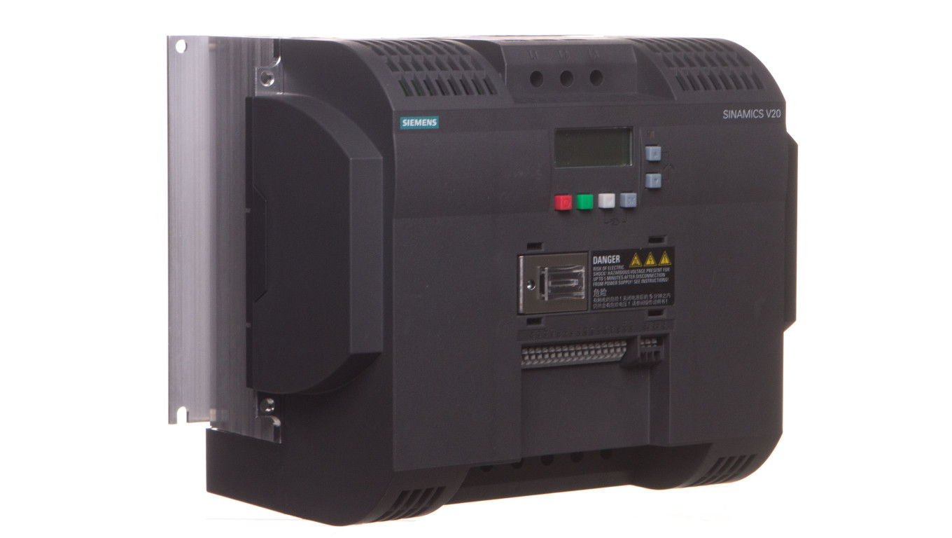 Falownik Uwe=400V, Uwy=3x400V/16,5A 7,5kW Sinamics V20 6SL3210-5BE27-5UV0