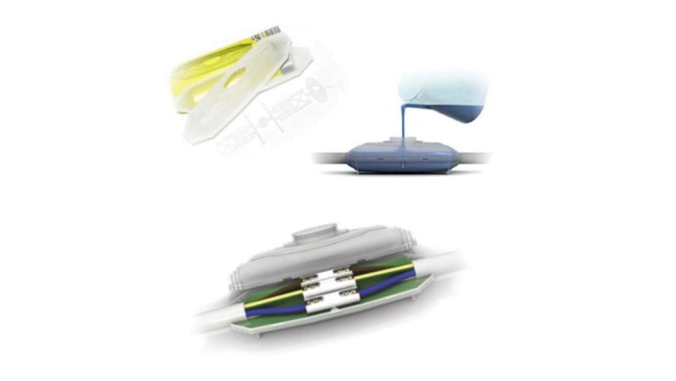 Trytyt Mufa żywiczna A do połączeń przelotowych ze złączką A1-0410