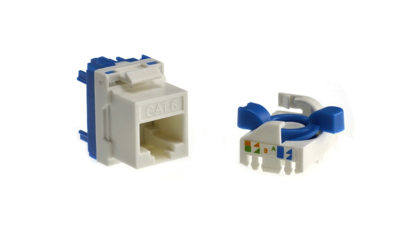 Moduł keystone RJ45 UTP kat.6 nieekranowany przekręcany NEKU