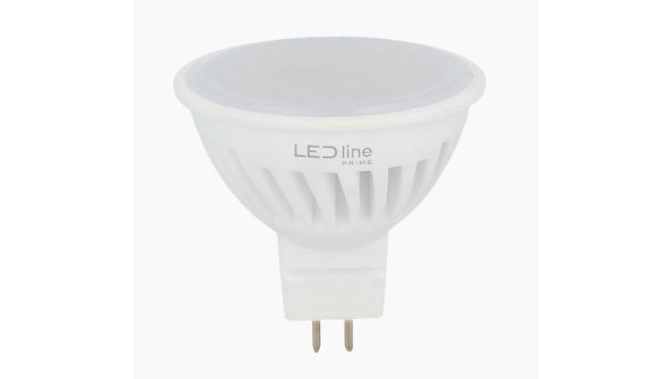 LED line PRIME żarówka LED MR16 5W 4000K neutralna 600lm 10-18V AC/DC CERAMICZNA 5 lat gwar.