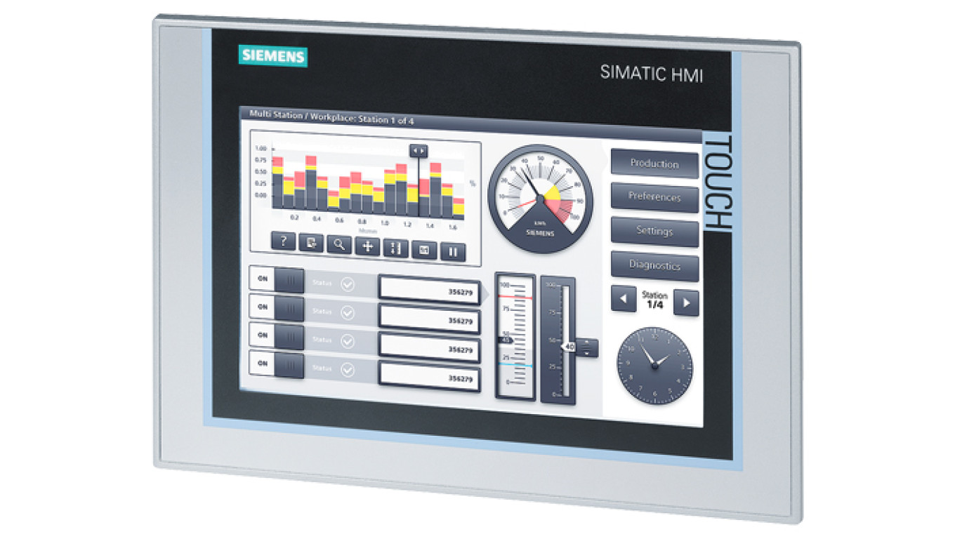 Panel operatorski dotykowy kolorowy dotykowy ProfiNet Profi SIMATIC 6AV2124-0JC01-0AX0