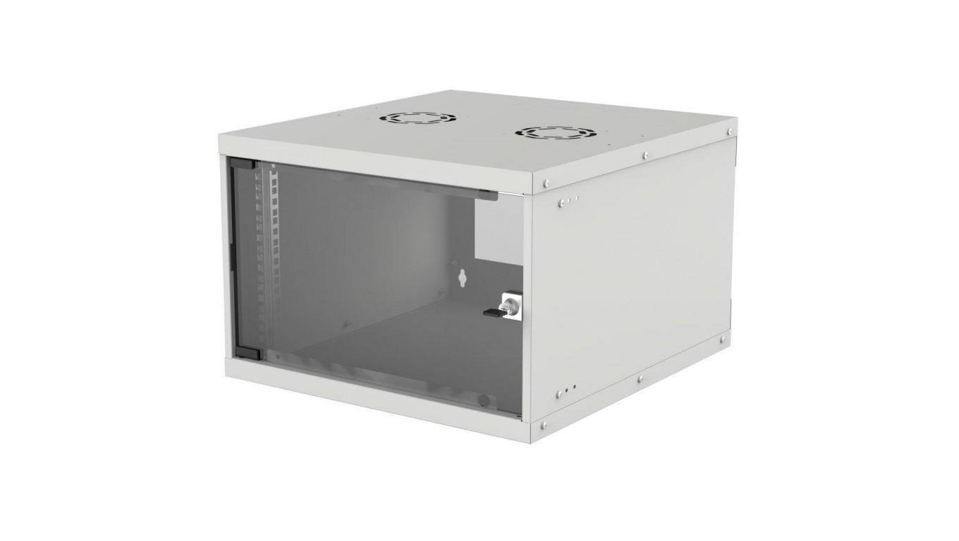 Szafka wisząca 6U 540X400 Rack 19 Basic Flatpack Szara 714150