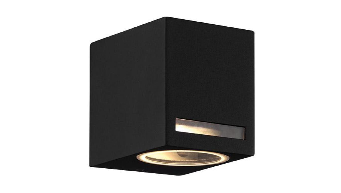 Lampa kinkiet ogrodowy elewacyjny FOREST 03013 GU10 czarny STRUHM