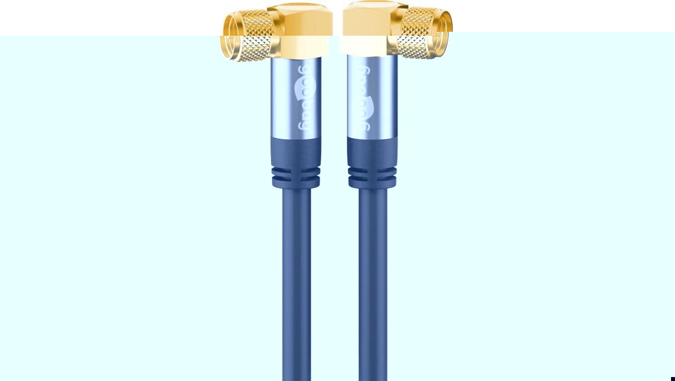 Kabel antenowy SAT (typ 135 dB), poczwórne ekranowanie - Długość kabla 1 m