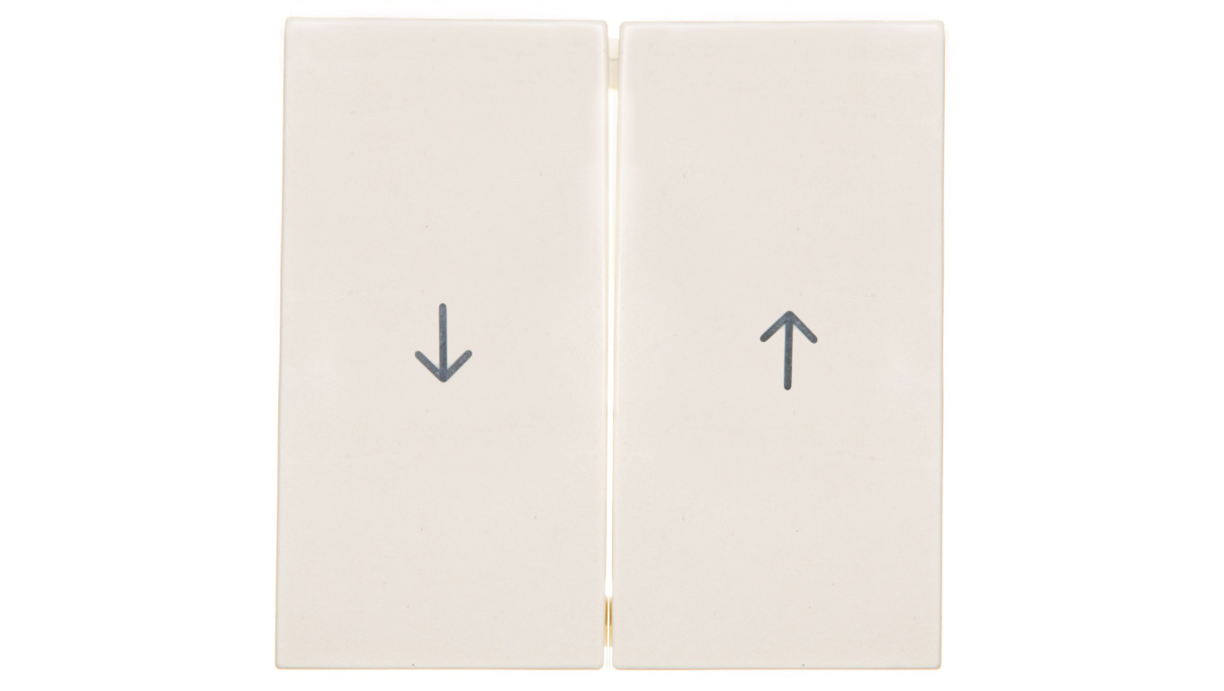 B.Kwadrat Klawisz podwójny symbol /strzałka/ kremowy 5316258992