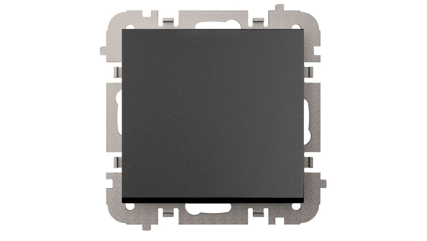 Vestra Łącznik zwierny światło bez ramki podtynkowy IP20 czarny 3813-19