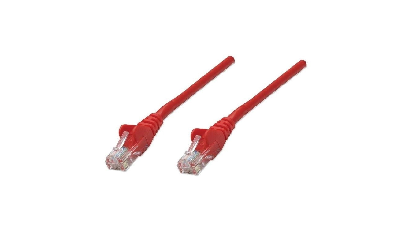Patch Cord Cat5E UTP 1,0M Czerwony Soho Cca 68344