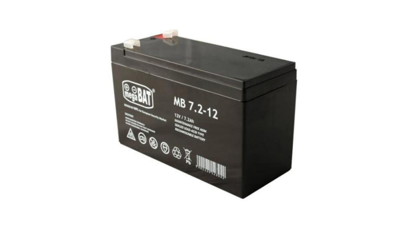 Akumulator VRLA AGM 12V 7,2Ah MB 7,2-12 T1