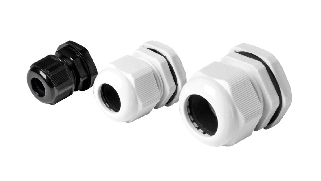 Dławnica poliamidowa PG13,5 IP68 czarna DK PG-13,5-C