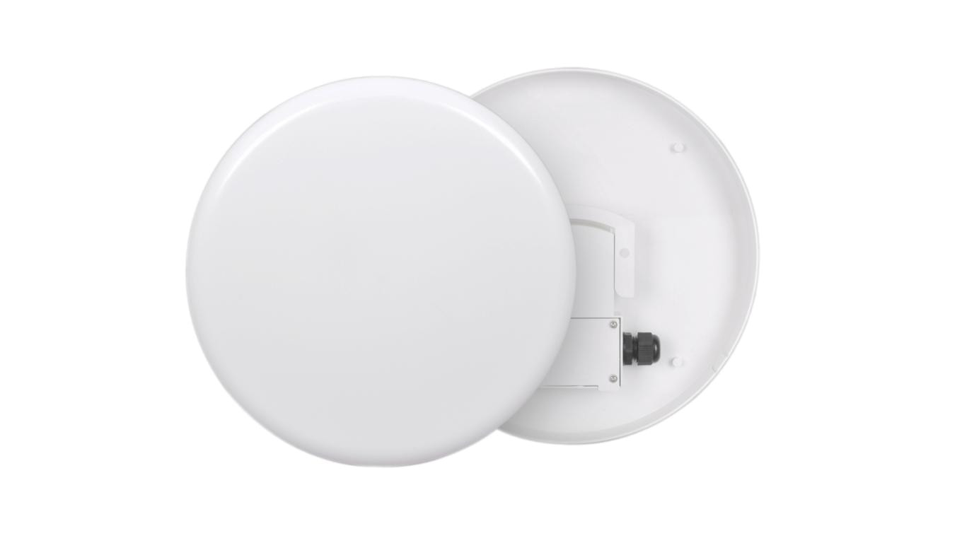 Plafon LED Gildun IP65 19W 4000K IK10 Biały Okrągły