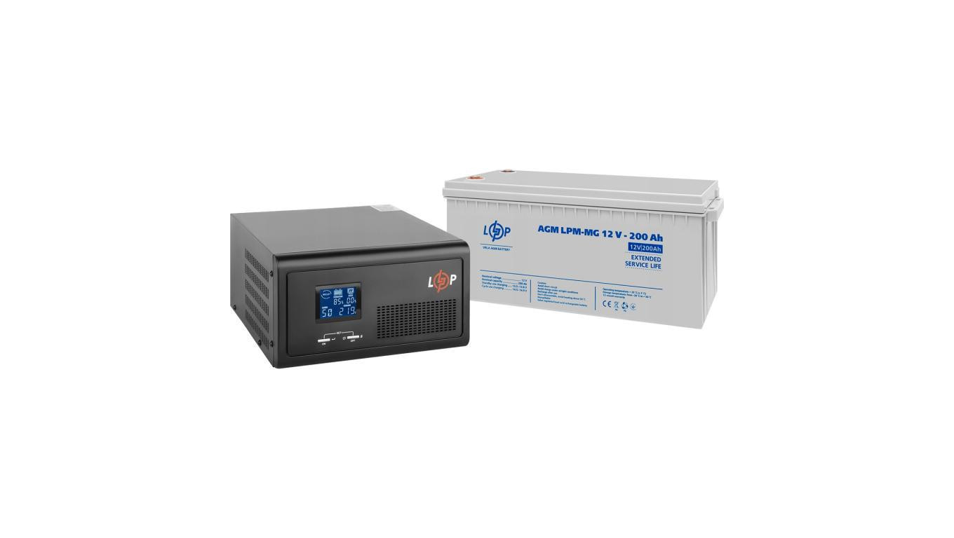 ZESTAW ZASILANIA AWARYJNEGO UPS + AKUMULATOR ŻELOWY 1500VA 1000W 2400Wh