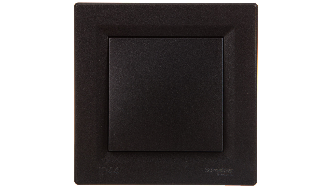 ASFORA Łącznik 1-biegunowy IP44 z ramką antracyt EPH0100271