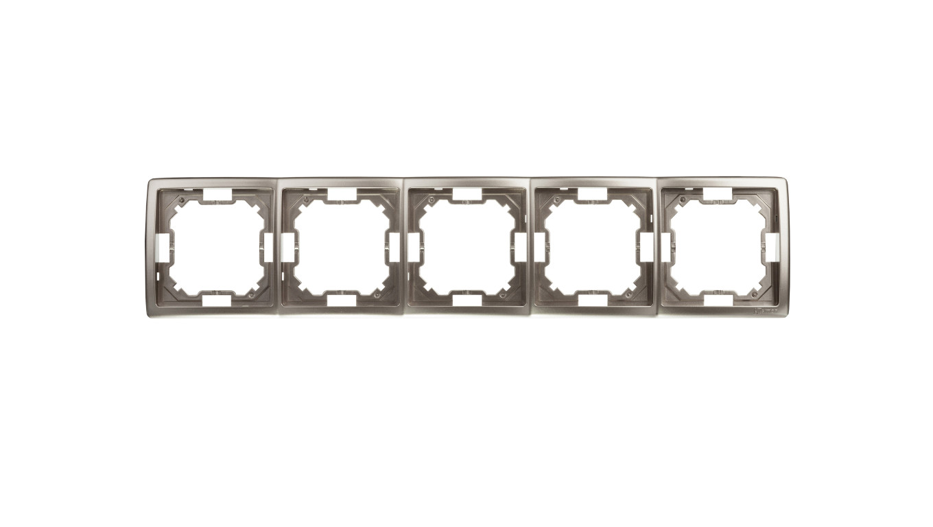 Simon Basic Standard Ramka pięciokrotna uniwersalna satynowa BMR5/29