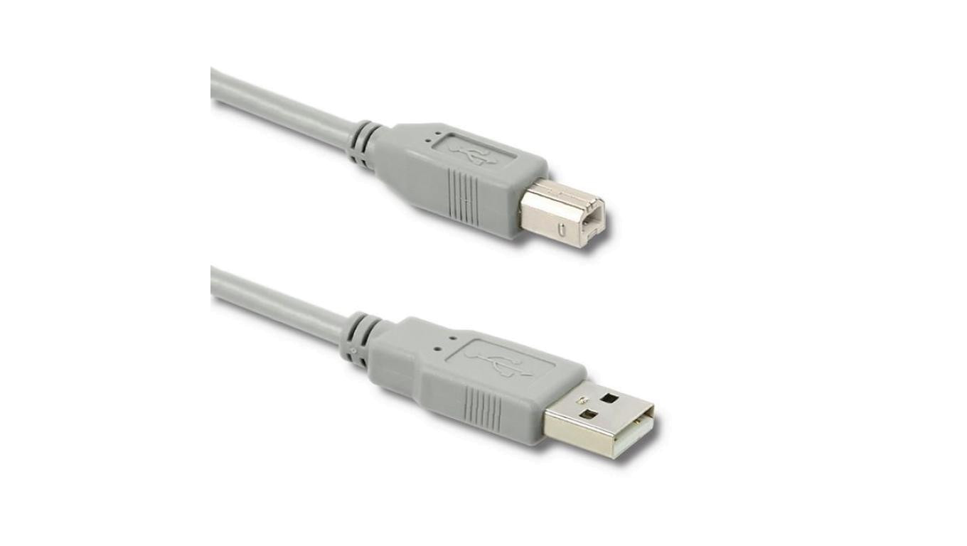 Qoltec Kabel USB 2.0 A męski B męski 0.19m