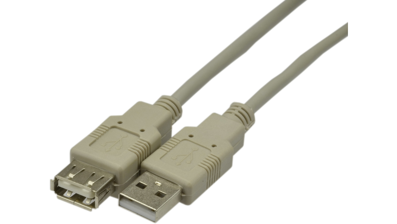 Kabel przedłużacz USB 2.0 A (wtyk / gniazdo) NEKU /5m/